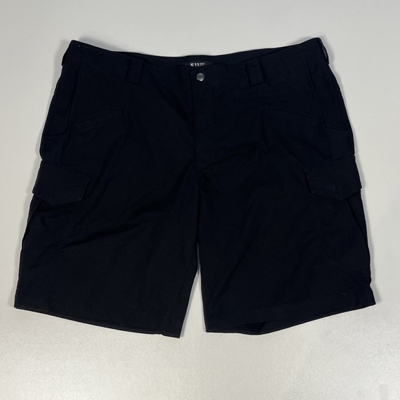 5.11 Tactical Shorts Mens 42 Taclite Pro Ripstop STRYKE Army Black Cargo Utility - Picture 1 of 8